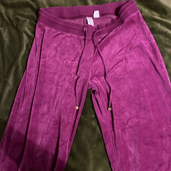 Purple Victoria Secret track suit pants - Picture 2 of 4